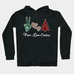 Peace love christmas Hoodie